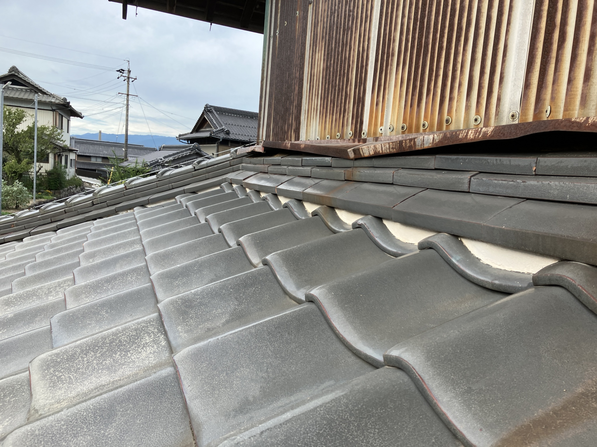 壁と屋根の取り合い